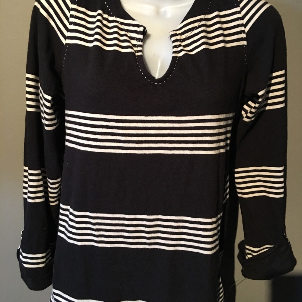 Anthropologie postmark striped long sleeve top